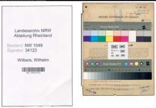 Entnazifizierung Wilhelm Wilbers , geb. 05.06.1909 (Lagerist)