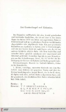 6: Aus Constantinopel und Kleinasien