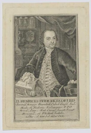 Bildnis des Henricus Fridericus Delius
