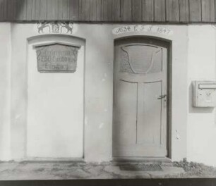 Haustür, Schönfeld (Kreis Dippoldiswalde)