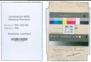 Entnazifizierung Leonhard Roscheda , geb. 21.05.1890 (Angestellter)
