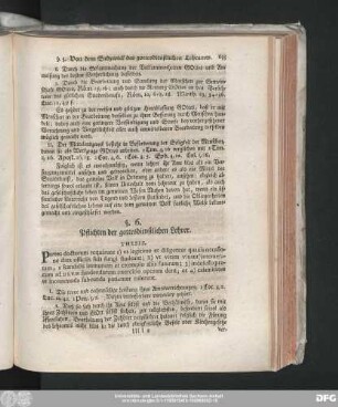 §. 6. Pflichten des gottesdienstlichen Lehrer.