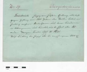 Friedrich, Herzog von Holstein-Gottorf überlässt gegen Zahlung von 8000 Mk. den Städten Lübeck und Hamburg mehrere Untertanen und deren Ländereien in Altengamme und Curslack, auch die Hoheit über die 40 andere Morgen Landes. Nebst Quittung des Herzogs über empfangene 8000 Mk.