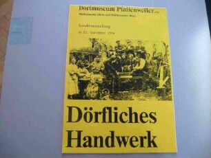 Dörfliches Handwerk