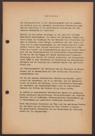 Rechnen