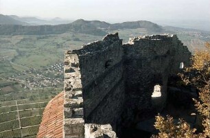 Neuffen: Albpanorama Richtung Westen und Stadt Neuffen