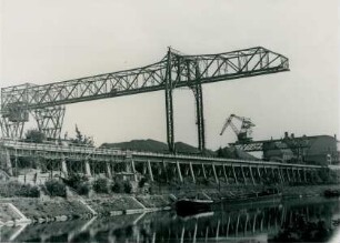 Kranbahn am Teltow-Kanal, Berlin (Tempelhof), 1935