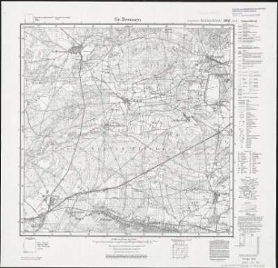 Meßtischblatt 3063 : Gr. Drensen, 1938 : Gr. Drensen. - Hrsg. 1893, bericht. 1934, red. Änd. 1938. - 1:25000. - [Berlin]: Reichsamt für Landesaufnahme, 1938. - 1 Kt.