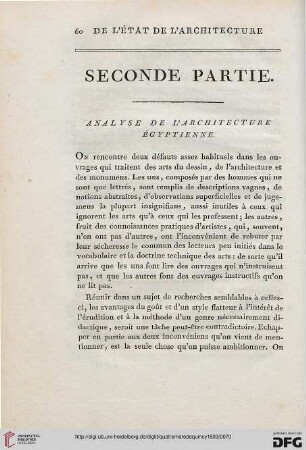 Seconde Partie: Analyse de l’architecture egyptienne