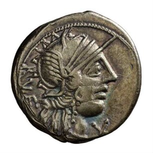 Münze, Denar, 122 v. Chr.