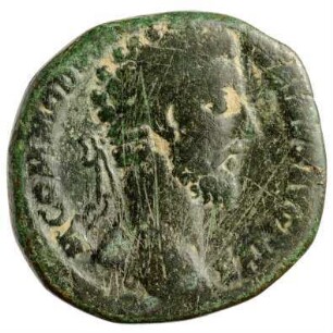 Münze, Sesterz, 183 - 184 n. Chr.