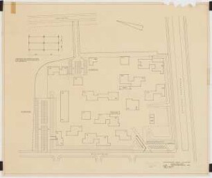 Studentendorf Schlachtensee, Berlin-Zehlendorf Außenanlage: Lageplan, Parkplatznachweis 1:500