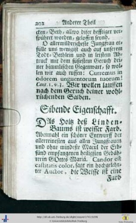 Sibende Eigenschafft