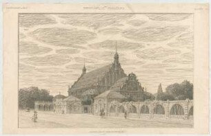 Thiersch, Friedrich von; Augsburg (Bayern); Stadthalle - Perspektive