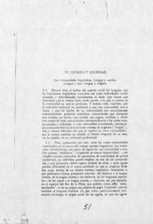 51-58, VI. Lengua y sociedad