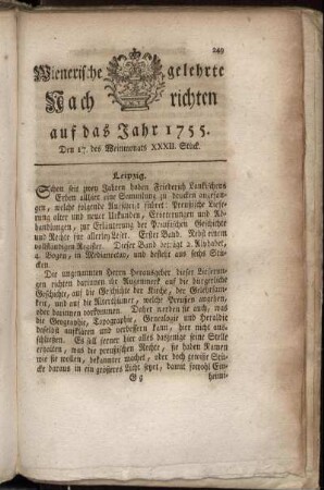 Den 17. des Weinmonats. XXXII. Stück.