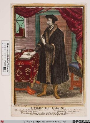 Bildnis Johannes Calvin (eig. Jean Cauvin)
