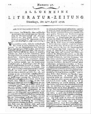Lenhardt, Joseph: Arzneyen ohne Maske. - Leipzig : Ernst Bd. 1. - 1788