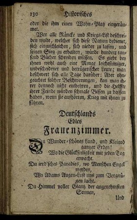 Deutschlands Edles Frauenzimmer.