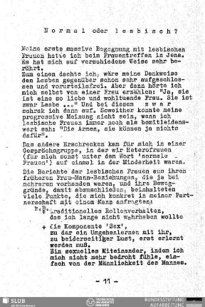 Normal oder lesbisch?