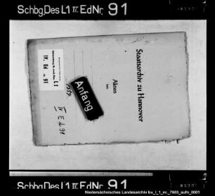 Schuldensachen des Johann Bredingk