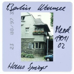 Berlin, Haus Springer,Berlin, Am großen Wannsee