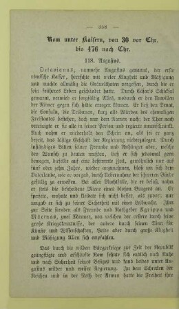 Rom unter Kaisern, von 30 vor Chr. bis 476 nach Chr