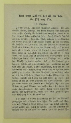 Rom unter Kaisern, von 30 vor Chr. bis 476 nach Chr