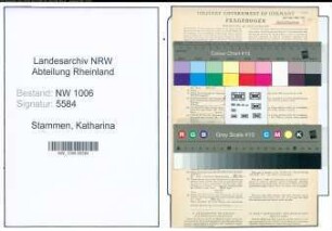 Entnazifizierung Katharina Stammen , geb. 08.09.1908 ()