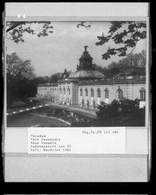 Schloß Sanssouci, Neue Kammern