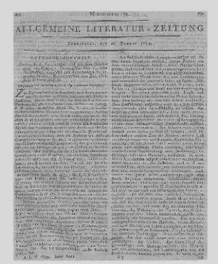Theologische Blätter etc. (Beschluß der im vorigen Stück abgebrochenen Recension.)