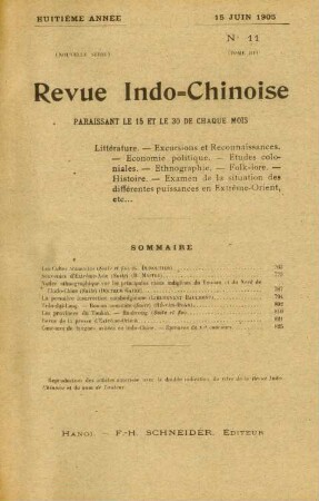 15 Juin 1905. No 11