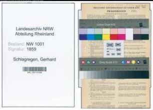 Entnazifizierung Gerhard Schlagregen, geb. 26.02.1905 (Angestellter)