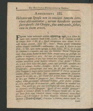 Aphorismus III.