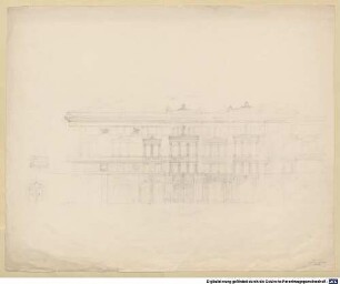 Nachlass von Eduard Metzger (1807 - 1894) - BSB Ana 570. XVII, Architekturzeichnungen. Varia - BSB Ana 570(XVII