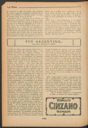 Fue argentino...