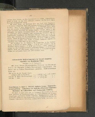 Astronomische Ortsbestimmungen in Deutsch-Ostafrika, angestellt von Hauptmann Prince.