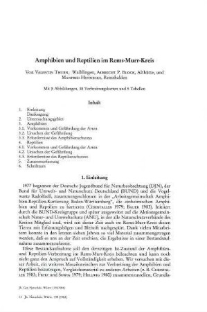 Amphibien und Reptilien im Rems-Murr-Kreis