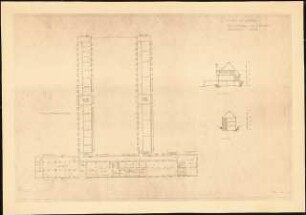 Jugenderholungsheim Schinkelwettbewerb 1943: Grundriss Kellergeschoss 1:200