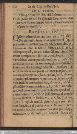 Ad L.XXXVIII. Pomponius lib. 29. ad Sabinum