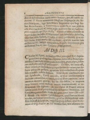 Ad Disp. III.