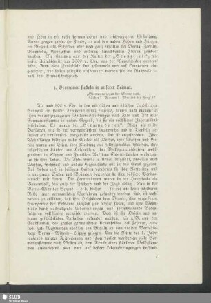 3. Germanen siedeln in unserer Heimat