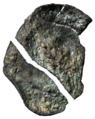 Fundmünze, Hohlpfennig?, 1300 - 1600