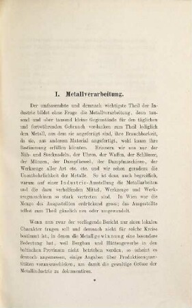 Berichte der Riga'schen Delegation über die Wiener Weltausstellung : in vier Abtheilungen: I. Landwirthschaft von Professor von Hehn, II. Mechanische Technologie von Professor Hoyer, III. Maschinenwesen von Professor Lowis, IV. Bildungswesen von Staatsrath Krannhals, nebst einer Beilage: Die Stuttgarter Centralstelle von Professor Hoyer. 2, Bericht über die mechanisch-technologische Abtheilung (Metallverarbeitung, Holzverarbeitung, Spinnerei und Weberei) der Wiener Weltausstellung im Jahre 1873