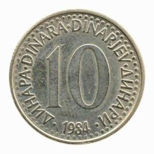 10 Dinar 1984