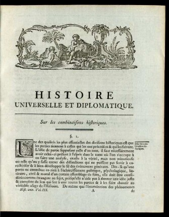Sur les cominaisons historiques