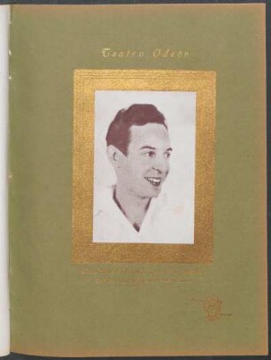 Teatro Odeón : Guillermo Grases, actor de la compañía de alta comedia de Lola Membrives - [Fotografía]