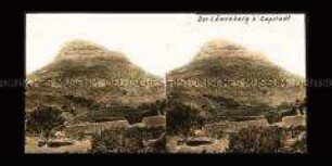 Blick auf den Löwenberg, Lion's Head, bei Kapstadt
