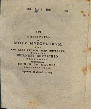 XVI. Dissertatio de motu musculorum