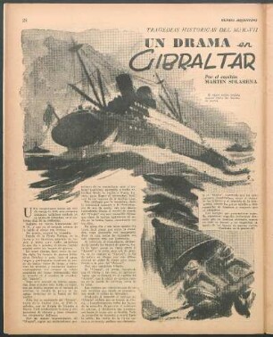 Un drama en Gibraltar : Tragedias históricas del mar - VII